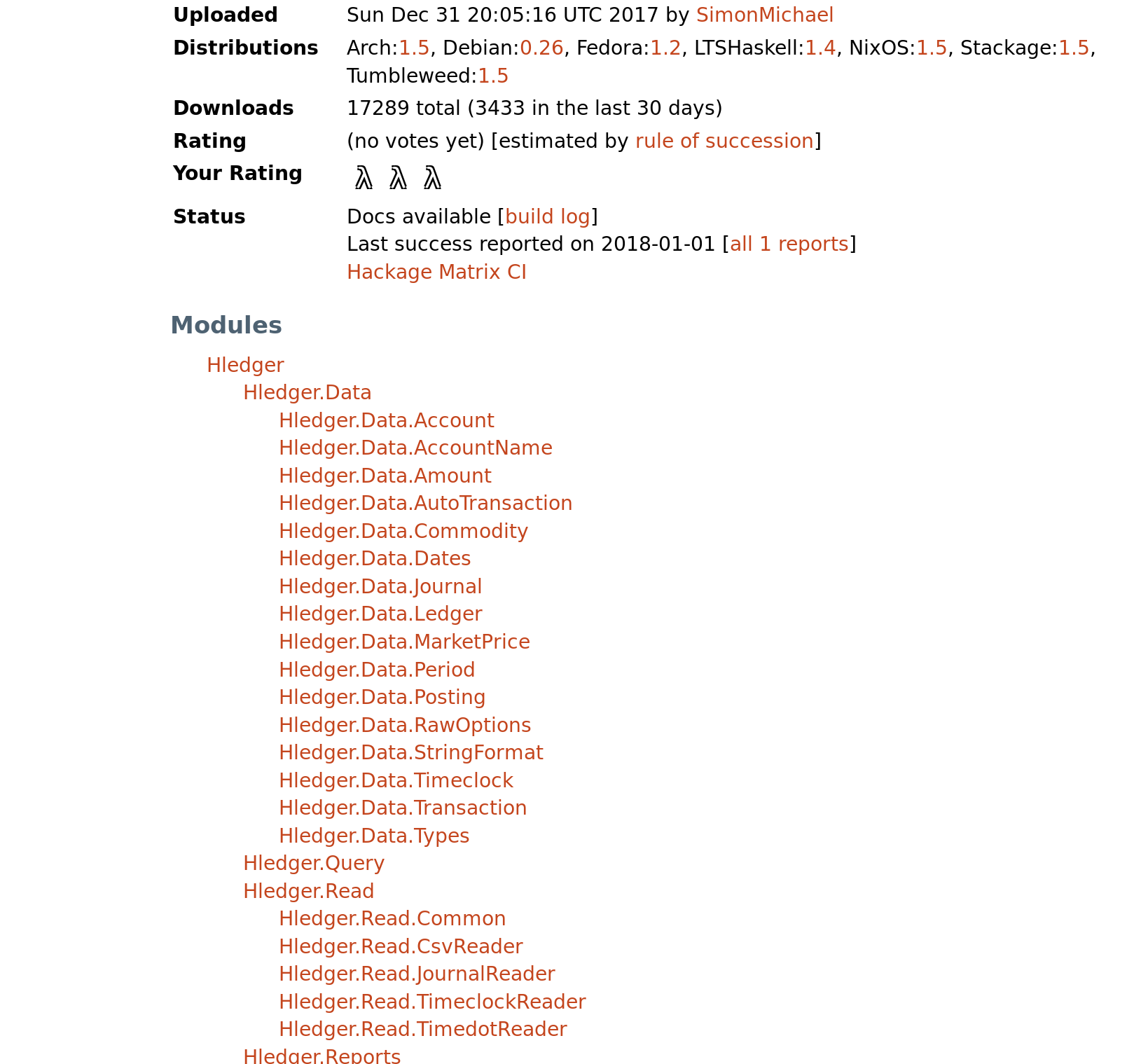Part of hledger-lib's haddock api documentation